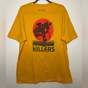 2022 The Killers Imploding Mirage Gold Joshua Tree 2XL XXL T-Shirt Tour Concert